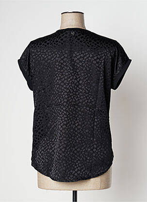 Top manches courtes manches courtes noir KAPORAL femme