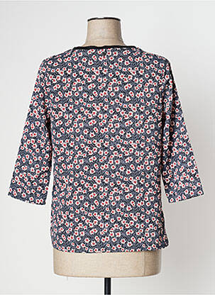 Blouse imprimé fleurs manches 3/4 noir KAPORAL femme