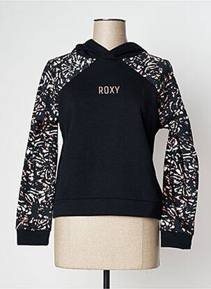 Sweat-shirt à capuche noir ROXY pour femme