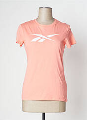 T-shirt orange REEBOK pour femme seconde vue