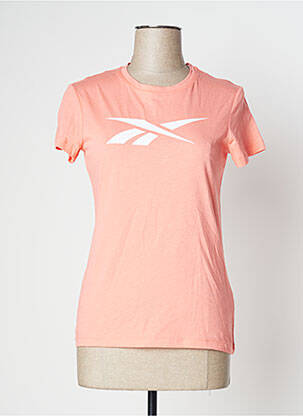 T-shirt orange REEBOK pour femme