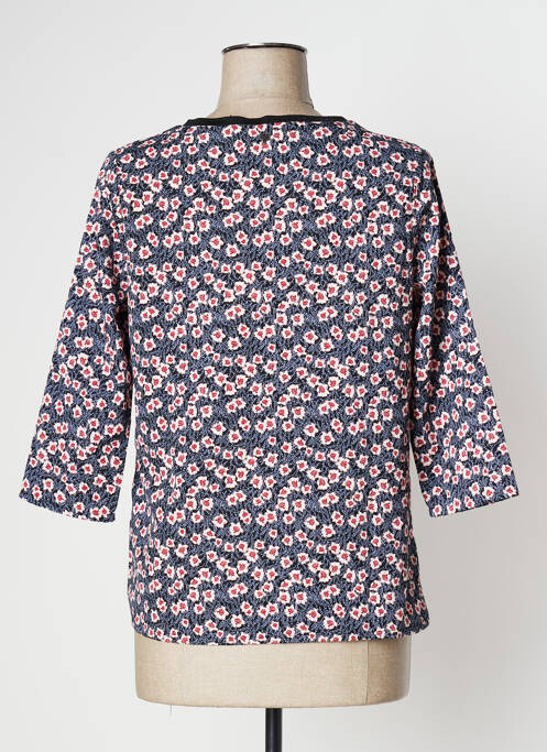 Blouse imprimé fleurs manches 3/4 noir KAPORAL femme