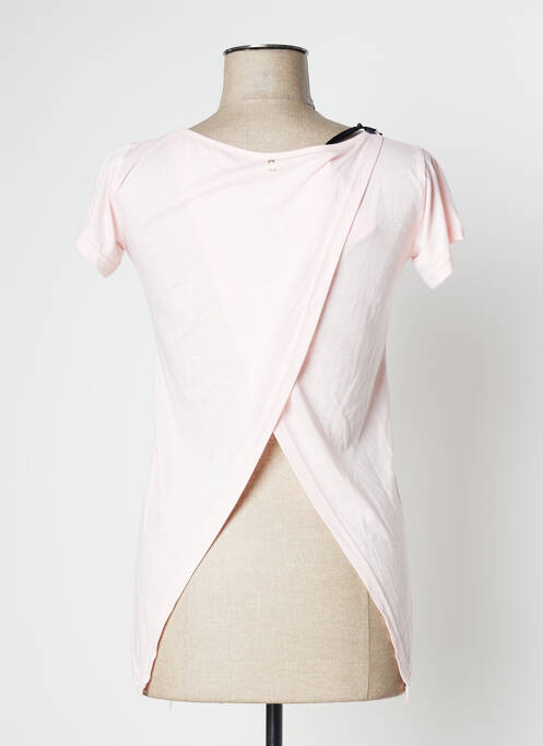 T-shirt rose HAPPY pour femme