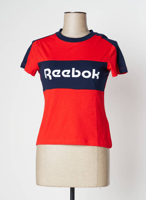 T-shirt rouge REEBOK pour femme