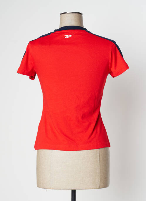 T-shirt rouge REEBOK pour femme