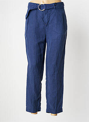 Pantalon 7/8 taille haute taille haute bleu GUESS femme