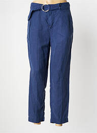 Pantalon 7/8 taille haute taille haute bleu GUESS femme