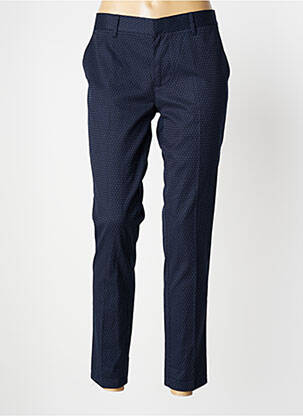 Pantalon 7/8 stretch taille normale bleu TEDDY SMITH femme