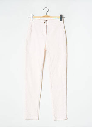 Pantalon chino poches taille haute rose BEST MOUNTAIN femme