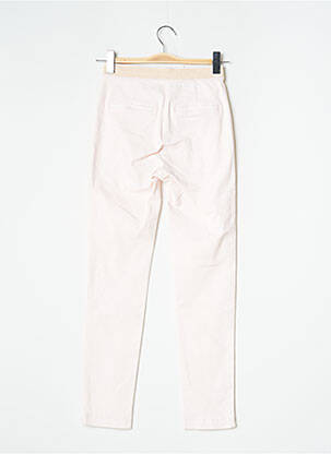 Pantalon chino poches taille haute rose BEST MOUNTAIN femme