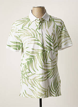 Polo stretch manches courtes vert GUESS homme