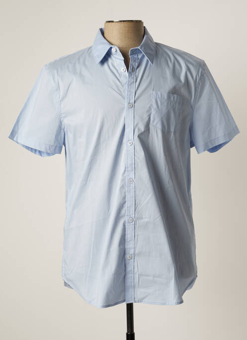 Chemise manches courtes bleu GUESS pour homme