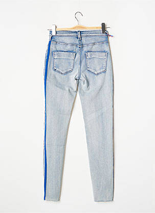 Jeans coupe slim effet usé délavé bleu TEDDY SMITH fille