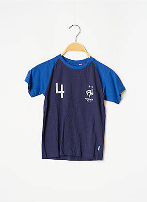 T-shirt bleu FFF pour garçon