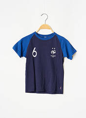T-shirt bleu FFF pour garçon seconde vue