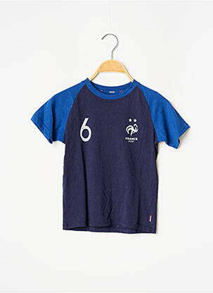 T-shirt bleu FFF pour garçon