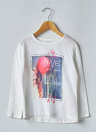 Top imprimé fantaisie manches longues blanc NAME IT fille