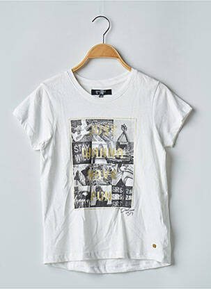 T-shirt blanc DEELUXE pour fille