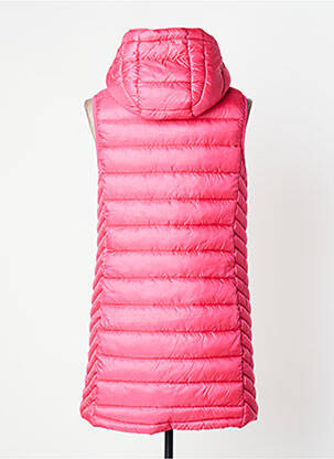 Doudoune poches a capuche rose STREET ONE femme