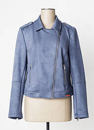 Veste casual tissage suedine bleu STREET ONE femme