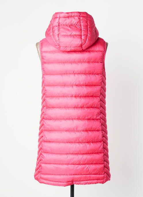 Doudoune poches a capuche rose STREET ONE femme