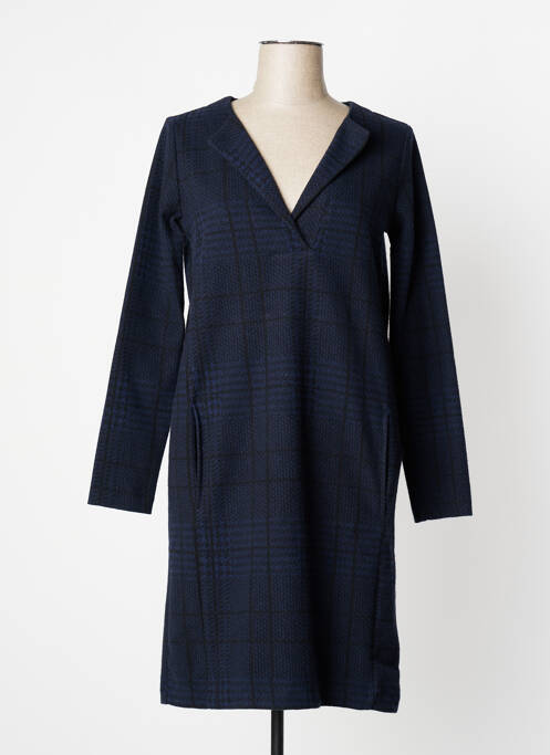 Robe mi-longue bleu LA FEE MARABOUTEE pour femme