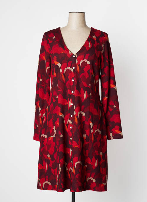 Robe mi-longue rouge SURKANA pour femme