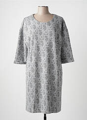 Robe mi-longue gris FRED SABATIER pour femme seconde vue