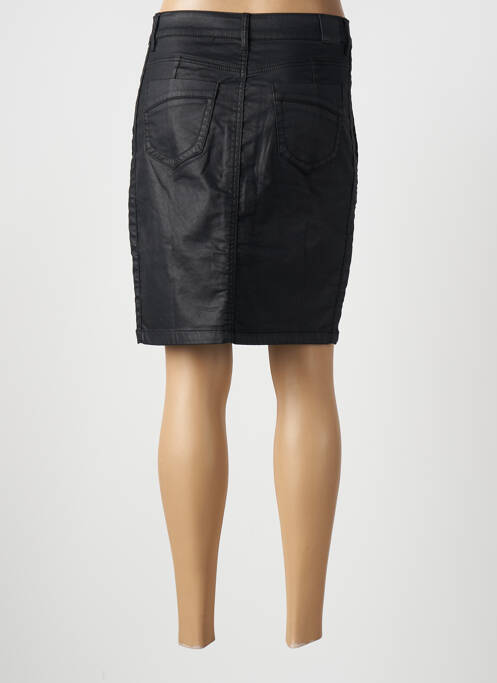 Jupe mi-longue noir GEISHA pour femme