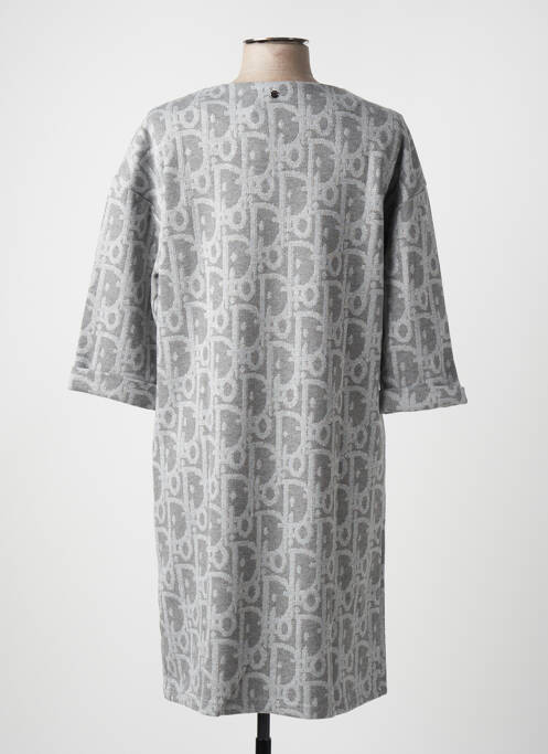 Robe mi-longue gris FRED SABATIER pour femme