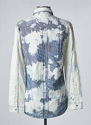 Chemise manches longues poches poitrine bleu PIERRE BALMAIN homme