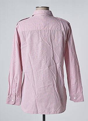 Chemisier poches poitrine manches longues rouge LAURENCE DOLIGE femme