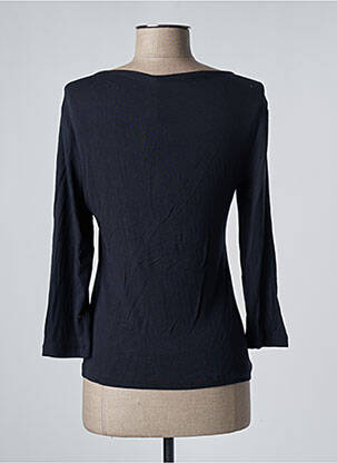 Top stretch manches 3/4 bleu CARACTERE femme