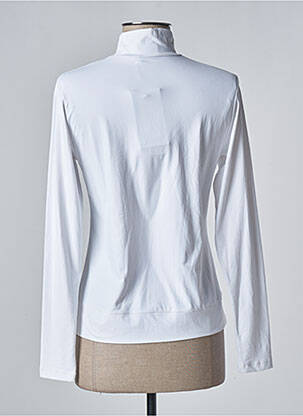 Sous-pull stretch manches longues blanc MDC femme