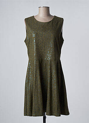 Robe mi-longue sans manche sans manche vert SOPHYLINE femme