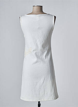 Robe mi-longue sans manche sans manche blanc VFISH femme