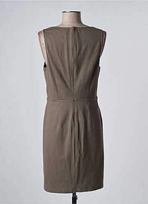 Robe mi-longue sans manche sans manche vert SH femme