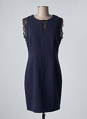 Robe mi-longue sans manche sans manche bleu SOPHYLINE femme