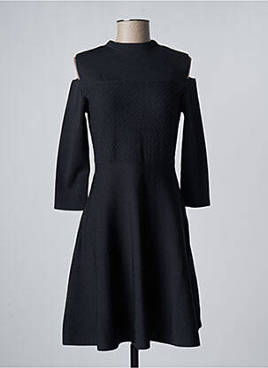 Robe mi-longue noir SOPHYLINE pour femme