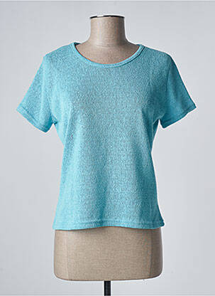 T-shirt bleu HALOGENE pour femme
