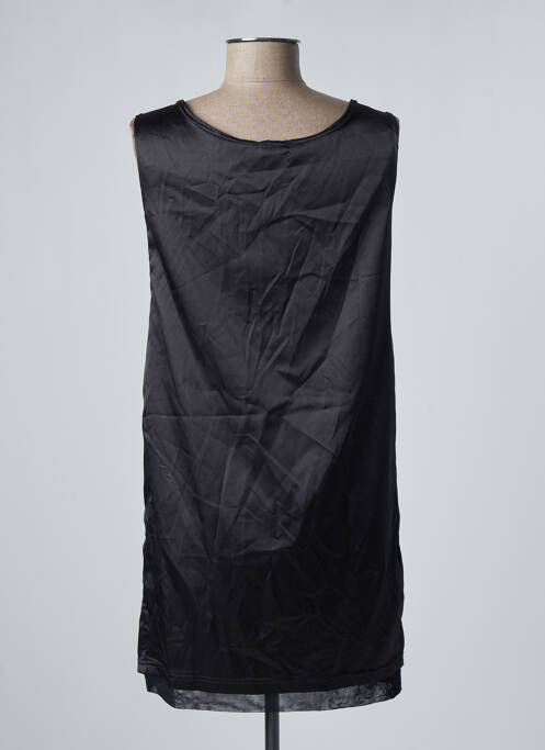 Robe mi-longue noir ESPERANCE pour femme