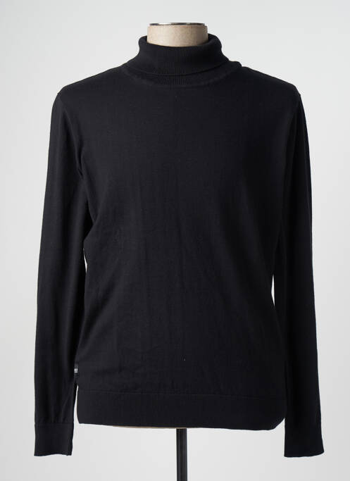 Pull col roulé noir DEELUXE pour homme