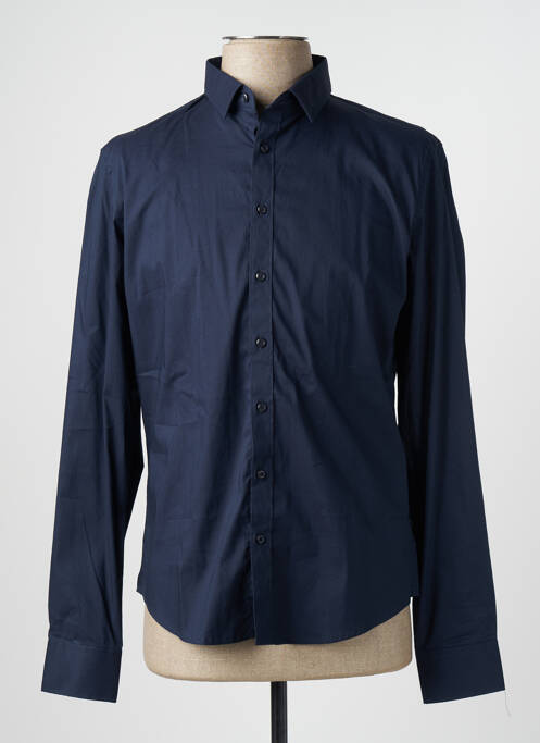 Chemise manches longues bleu RED SOUL pour homme