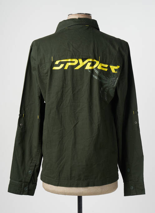 Chemise manches longues vert SPYDER pour homme