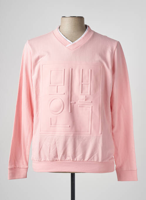 Sweat-shirt rose MON HANBOK pour homme