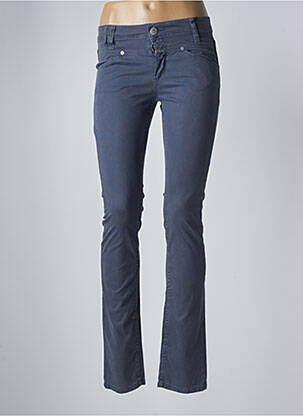 Pantalon droit stretch taille normale bleu CLOSED femme