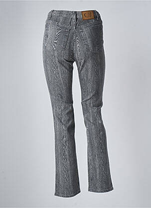 Jeans coupe droite taille haute taille haute gris CAVALLI femme