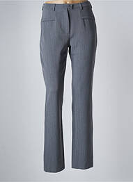 Pantalon droit stretch taille haute gris ZAFFIRI femme