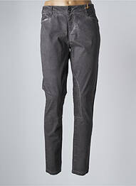 Pantalon slim stretch taille normale gris ET COMPAGNIE femme
