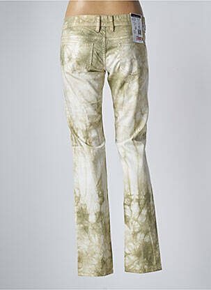 Pantalon slim taille basse taille basse vert MUSTANG femme